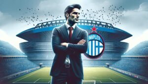 Napolin päävalmentaja Antonio Conte johtamassa joukkuettaan Serie A:ssa.