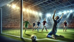 Teemu Pukki juhlii maaliaan Liigacupin finaalissa HJK:n paidassa FC Interiä vastaan Myyrmäessä keväällä 2025