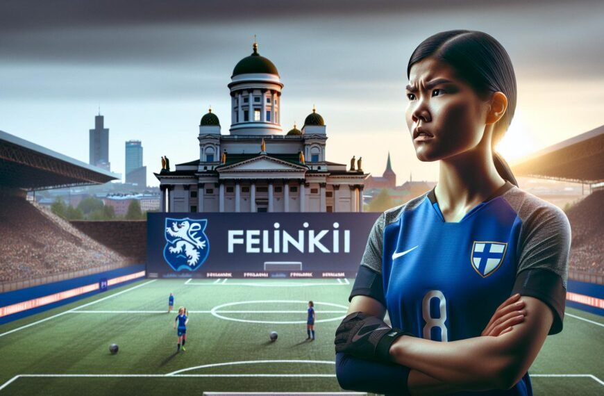 Ville Tikkanen Huuhkajien harjoituksissa valmistautumassa maaotteluihin.