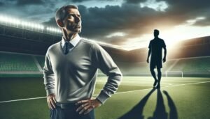 Carlo Ancelotti katsomassa kentälle Real Madridin ottelussa – hänen tulevaisuutensa seurassa on epävarma Mestarien liigan puolivälierätappion jälkeen.