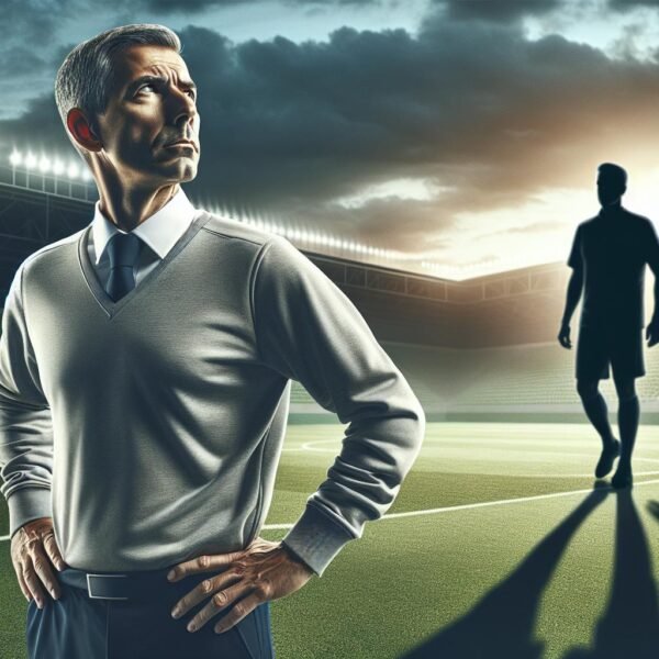 Carlo Ancelotti katsomassa kentälle Real Madridin ottelussa – hänen tulevaisuutensa seurassa on epävarma Mestarien liigan puolivälierätappion jälkeen.