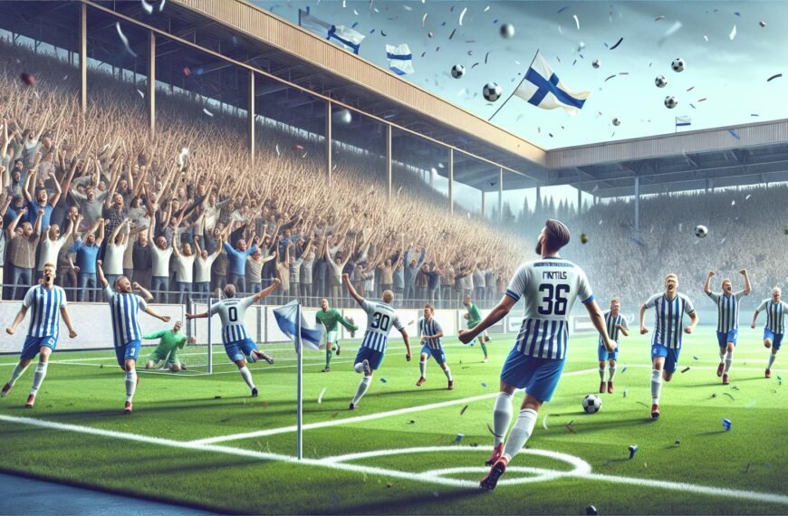 Teemu Pukki juhlii maaliaan HJK:n paidassa Töölön stadionilla paluuottelussa VPS:ää vastaan, jolloin HJK nappasi kauden ensimmäisen voittonsa Veikkausliigassa.
