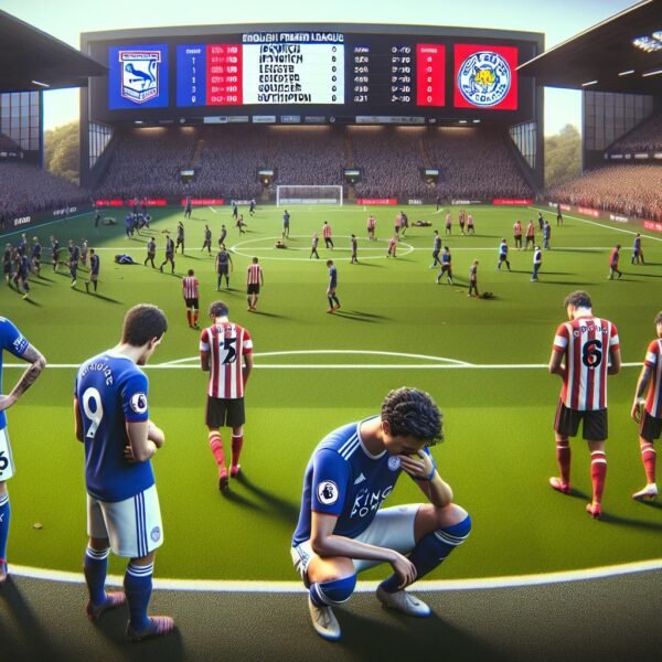 Ipswich Town, Leicester City ja Southampton putoavat Valioliigasta kaudella 2025 – pettymys kentällä ja uudet haasteet edessä Mestaruussarjassa