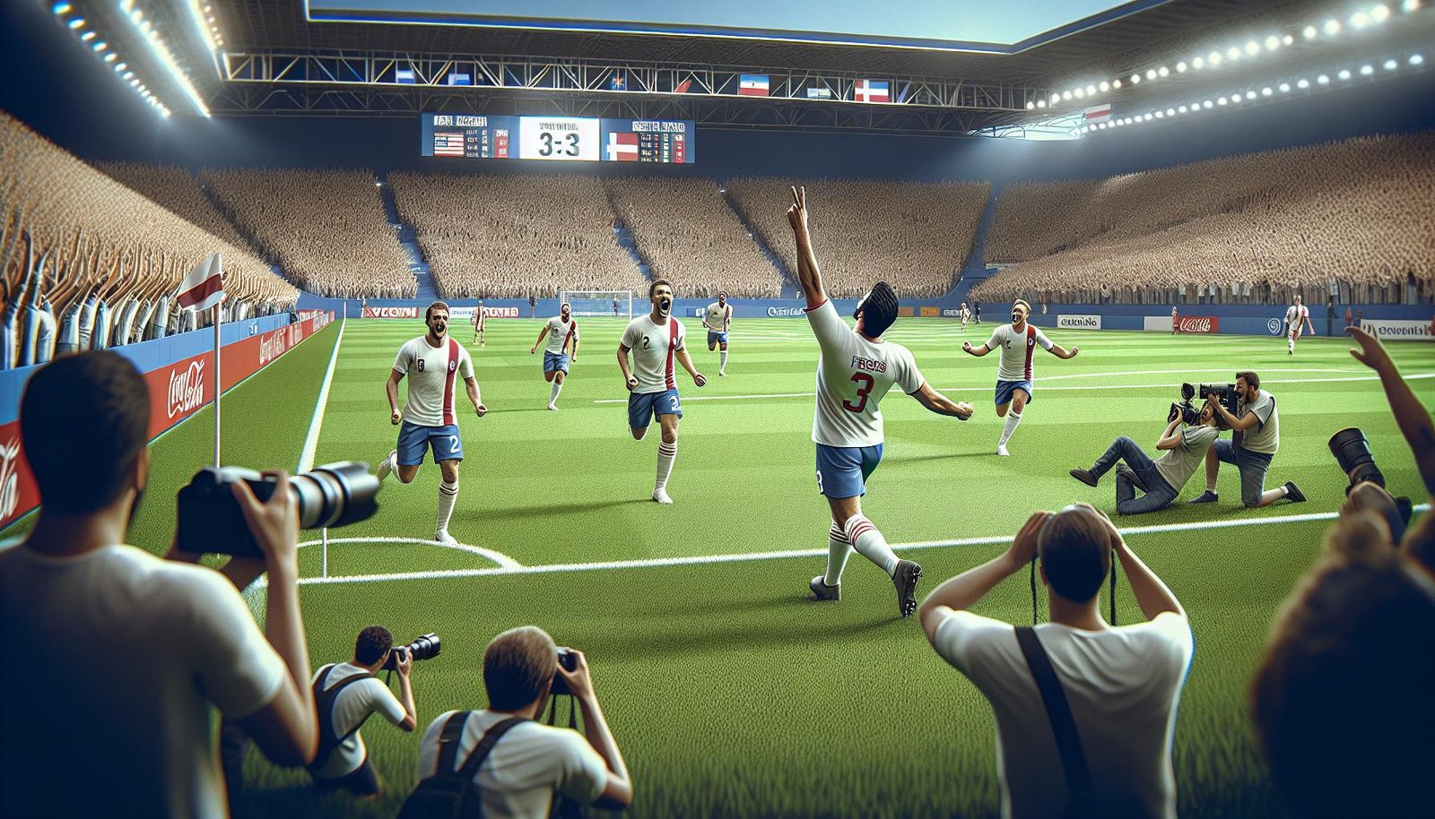 Alexander Sörloth juhlii historiallista hattutemppuaan Atlético Madridin paidassa La Liga -ottelussa Real Sociedadia vastaan