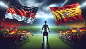 Florian Wirtz kentällä Bayer Leverkusenin paidassa, taustalla siirtospekulaatiot Bayern Münchenin ja Real Madridin välillä