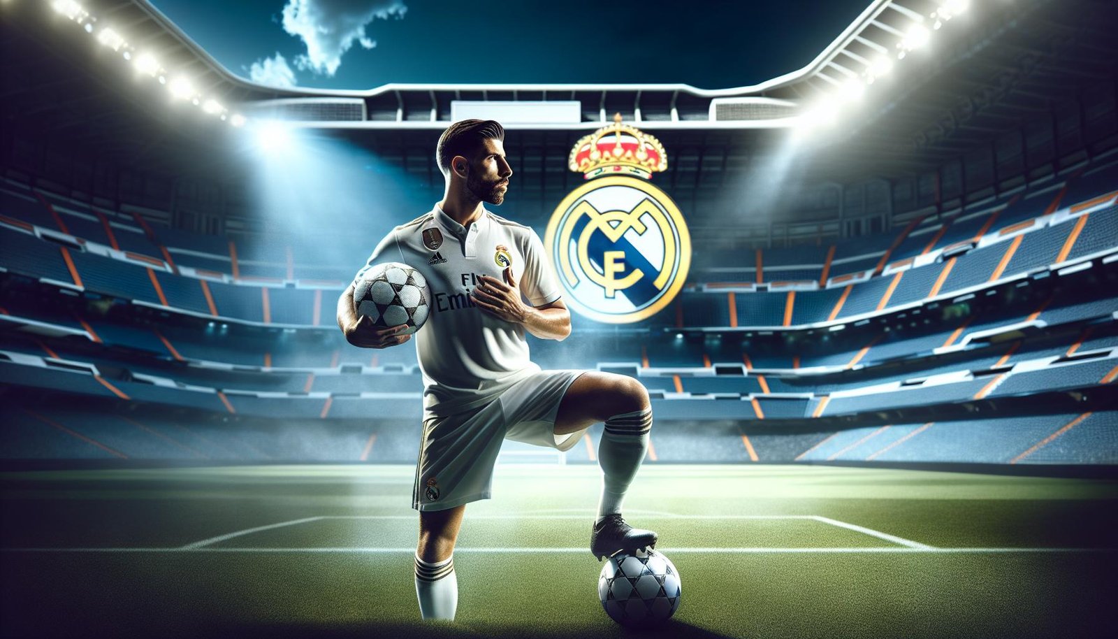 Ranskalainen laitapuolustaja Theo Hernandez mahdollisesti palaamassa Real Madridiin – kuva Hernandezista Real Madridin peliasussa Santiago Bernabéulla.