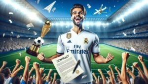 Rodrygo Goes juhlii maalia Real Madridin paidassa, symboloiden hänen pyrkimystään nousta joukkueen avainpelaajaksi kauden tärkeimmissä otteluissa.