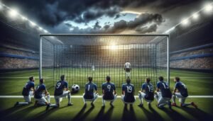 Helmarit pettyneinä kentällä EM-kisojen 2025 Sveitsi-ottelun jälkeen, joka päättyi tasapeliin ja esti jatkopaikan