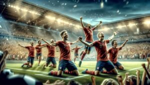 HJK:n pelaajat juhlivat vaikuttavaa voittoa Ilvestä vastaan Veikkausliigan ottelussa elokuussa 2025