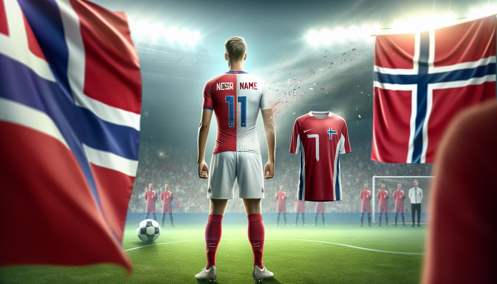 Erling Haaland pelaa Norjan maajoukkueessa uudella nimellään Braut Haaland, kunnioittaen äitinsä sukunimeä