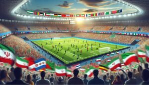 Iranin jalkapallomaajoukkue osallistuu vuoden 2026 MM-kisoihin Yhdysvalloissa huolimatta poliittisista jännitteistä.