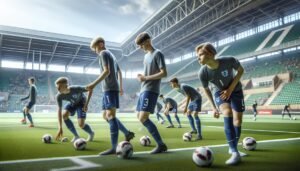 Pikkuhuuhkajien pelaajat valmistautuvat EM-karsintaotteluun San Marinoa vastaan Veritas Stadionilla Turussa