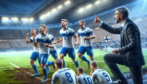 Pikkuhuuhkajat juhlivat maalia EM-karsintaottelussa osoittaen vahvaa joukkuepelaamista ja hyökkäysvoimaa.