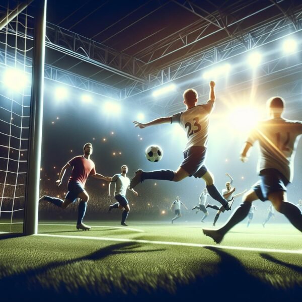 Benjamin Källman juhlii maaliaan Hannoverin paidassa Saksan 2. Bundesliigan ottelussa