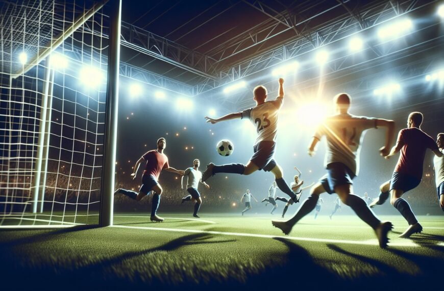 Benjamin Källman juhlii maaliaan Hannoverin paidassa Saksan 2. Bundesliigan ottelussa