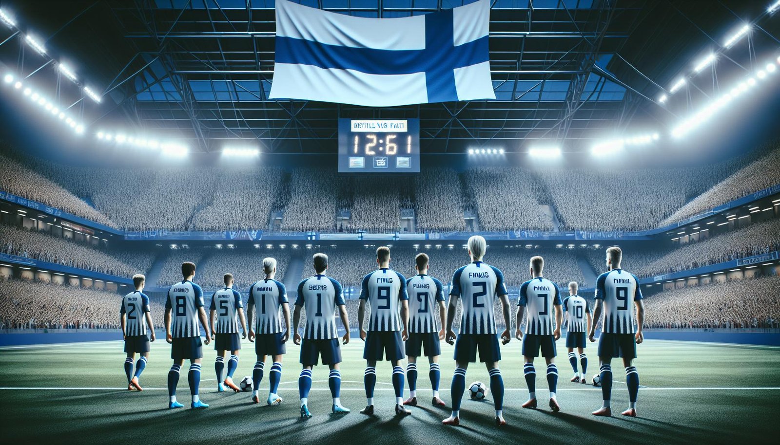 Suomen jalkapallomaajoukkue Huuhkajat valmistautumassa MM-karsintaotteluun uuden päävalmentajan Jacob Friisin johdolla