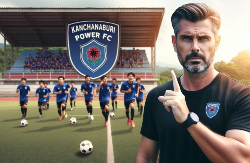 Joaquín Gómez valmentamassa Kanchanaburi Power FC:tä Thaimaan pääsarjassa uuden haasteen edessä