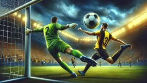 KuPS juhlii voitto-osumaa SJK:ta vastaan OmaSP Stadionilla Veikkausliigan kärkikamppailussa