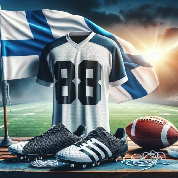 Linda Sällström juhlimassa maaliaan Suomen maajoukkueessa, taustalla Helmareiden sinivalkoinen juhlahumu – suomalaisen jalkapallon legenda päättää uransa huipulla