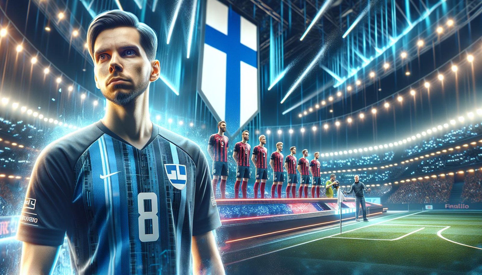 Jesse 'Kossu72' Kosamo edustamassa Suomea UEFA eEURO 2025 -karsinnoissa EA SPORTS FC 26 -pelissä.