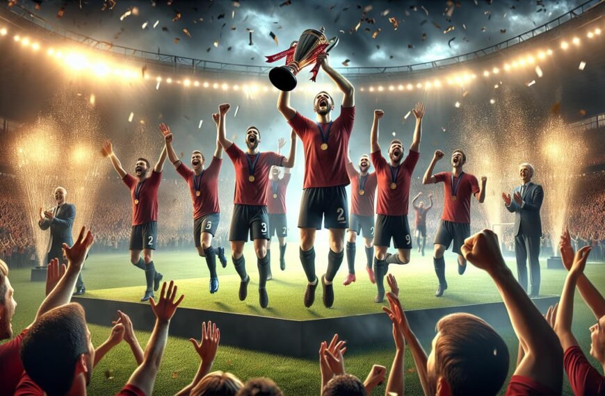 FC Interin pelaajat juhlivat voittoa Ilveksestä, joka varmisti heidän nousunsa Veikkausliigan maratontaulukon toiselle sijalle kauden 2025 lopussa.