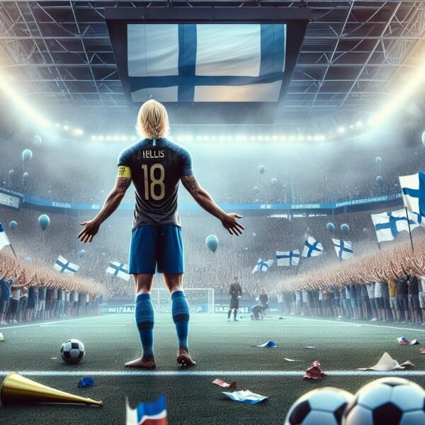 Teemu Pukki juhlii maaliaan Huuhkajien paidassa viimeisissä maaotteluissaan Maltan ja Andorran vastaan.