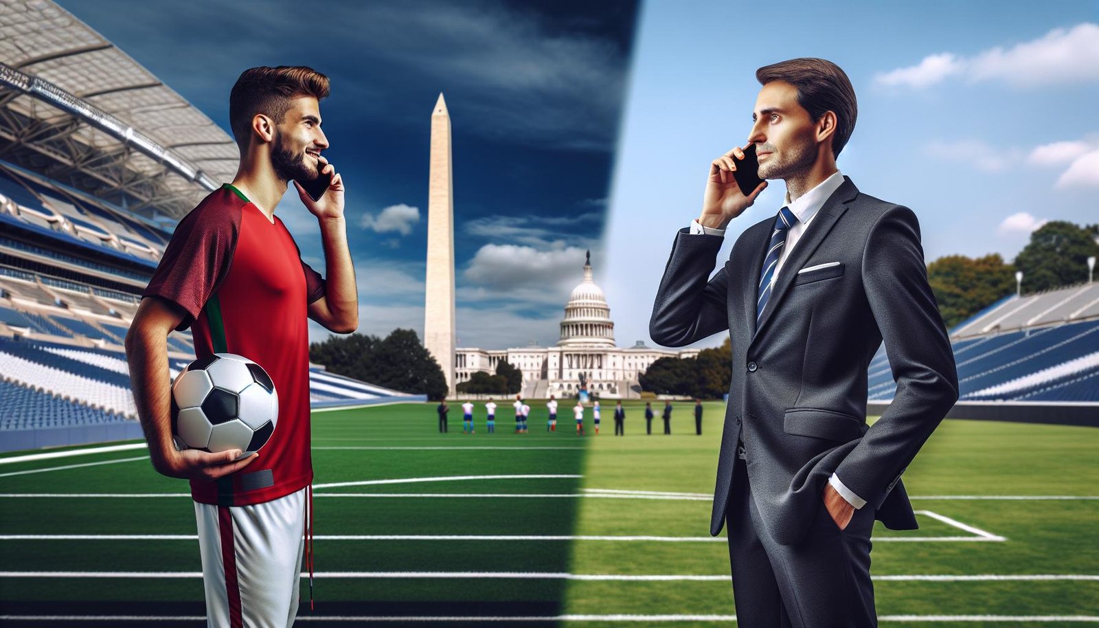 Cristiano Ronaldo keskustelemassa Donald Trumpin kanssa puhelimitse Valkoisen talon illallisen yhteydessä – kohtaaminen, joka yhdistää urheilun, politiikan ja liiketoiminnan