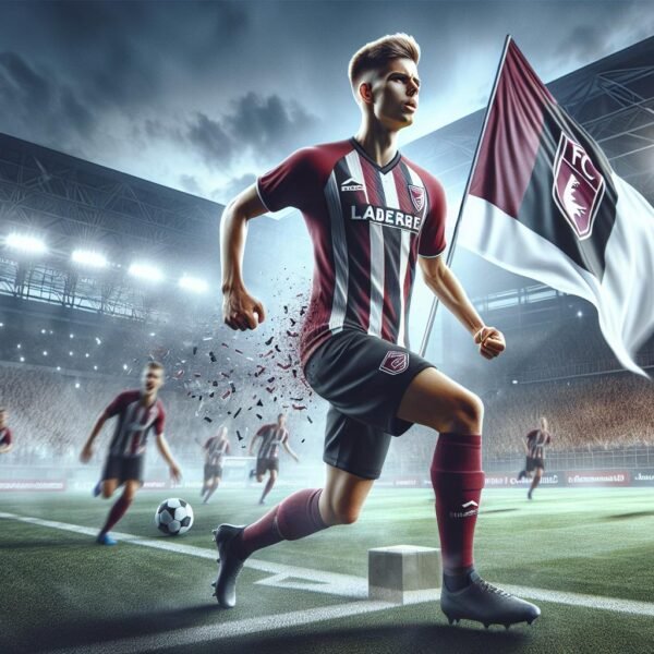 Otso Koskinen juhlii maalia FC Lahden paidassa – hyökkääjän jatkosopimus tuo vakautta joukkueen hyökkäykseen Veikkausliigassa