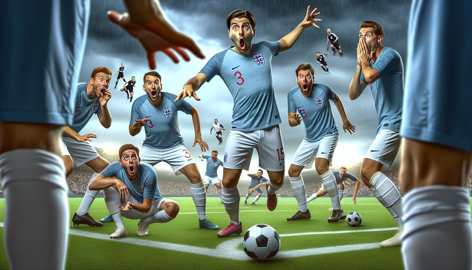 Manchester Unitedin pelaajat juhlivat Patrick Dorgun maalia Newcastlea vastaan Old Traffordilla taktiikkamuutoksen jälkeen