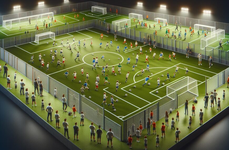 Kaavio, joka esittää Suomen Palloliiton uudistamat pelimuodot jalkapallossa ja futsalissa kausille 2026–2027, korostaen pelaajakehitystä ja olosuhteiden tehokasta käyttöä.