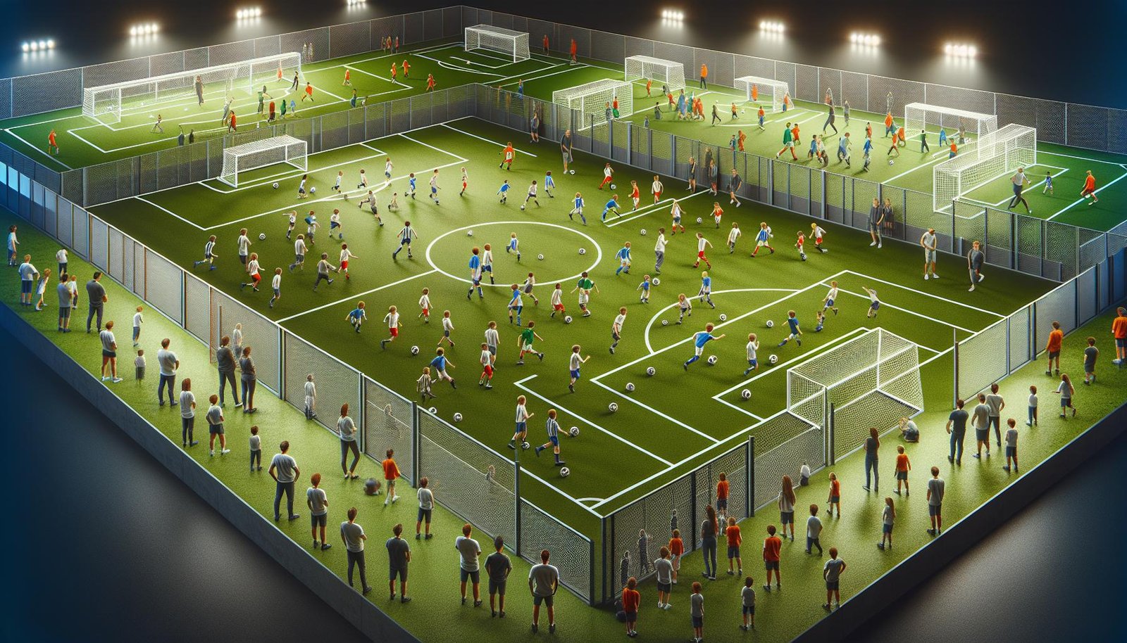 Kaavio, joka esittää Suomen Palloliiton uudistamat pelimuodot jalkapallossa ja futsalissa kausille 2026–2027, korostaen pelaajakehitystä ja olosuhteiden tehokasta käyttöä.