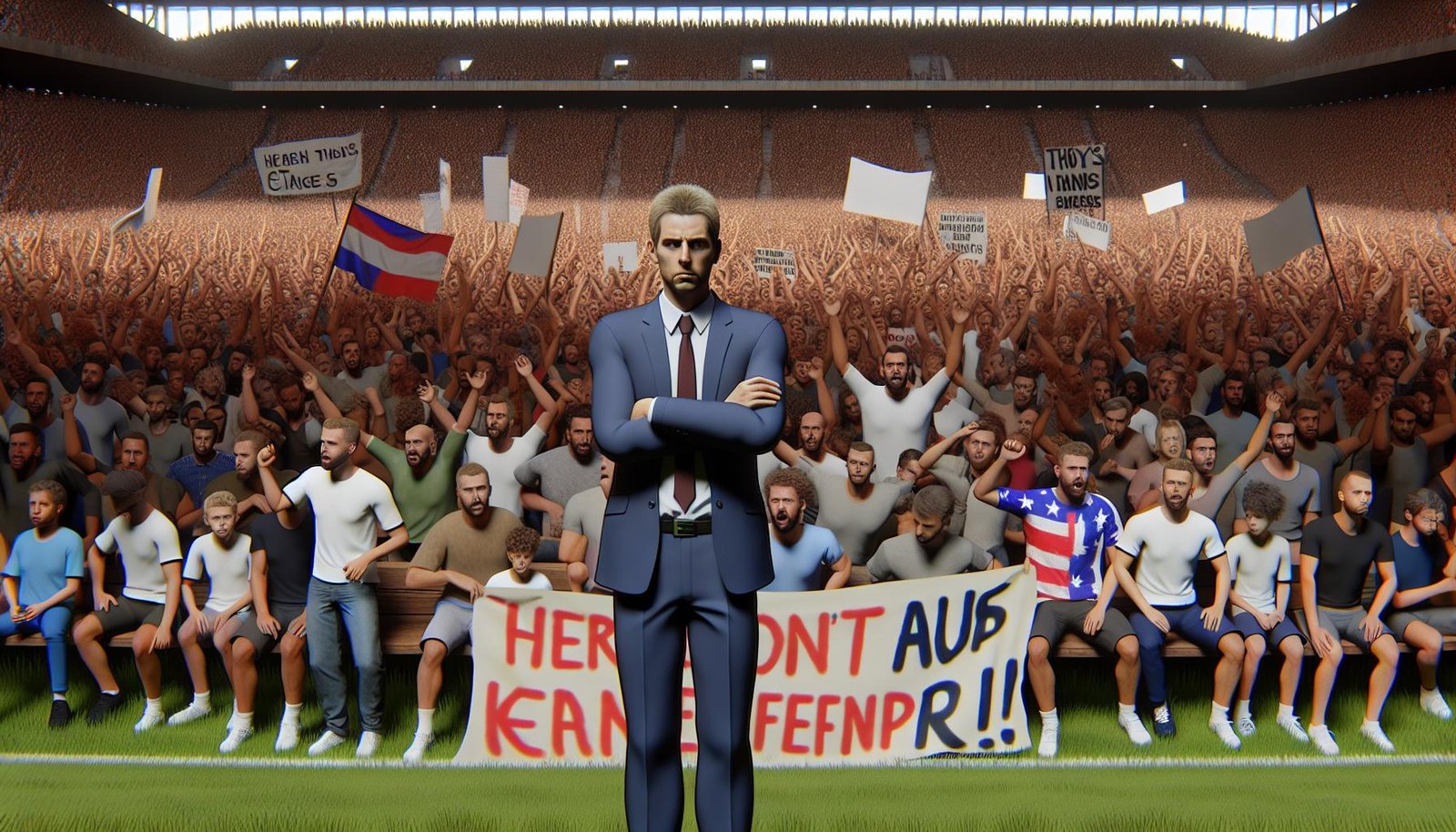 Tottenhamin manageri Thomas Frank kentän laidalla paineen alla vaikean kauden keskellä