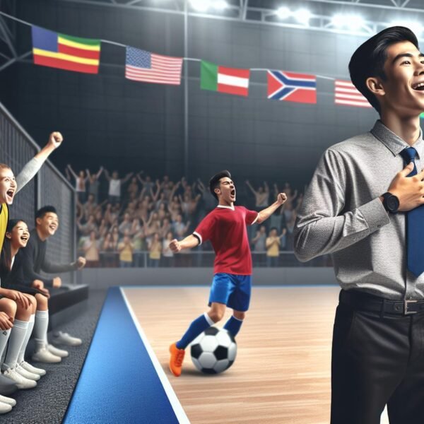 Viljami Isotalo valmistautumassa futsalin A-maajoukkueen otteluun – tarina opiskelijaelämästä huipulle