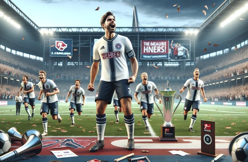 Naatan Skyttä juhlii valintaansa 2. Bundesliigan syyskauden parhaaksi pelaajaksi, loistaen Kaiserslauternin keskikentällä