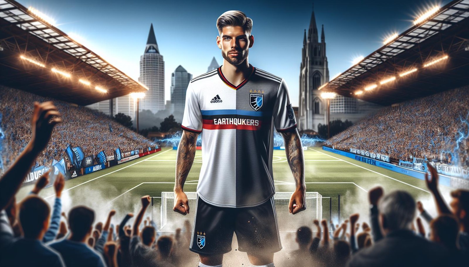 Timo Werner San Jose Earthquakesin paidassa MLS-kentällä aloittamassa uutta vaihetta urallaan