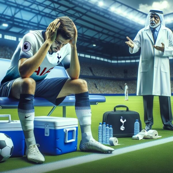 Tottenhamin pelaajat juhlivat maalia haasteellisessa ottelussa loukkaantumisten keskellä