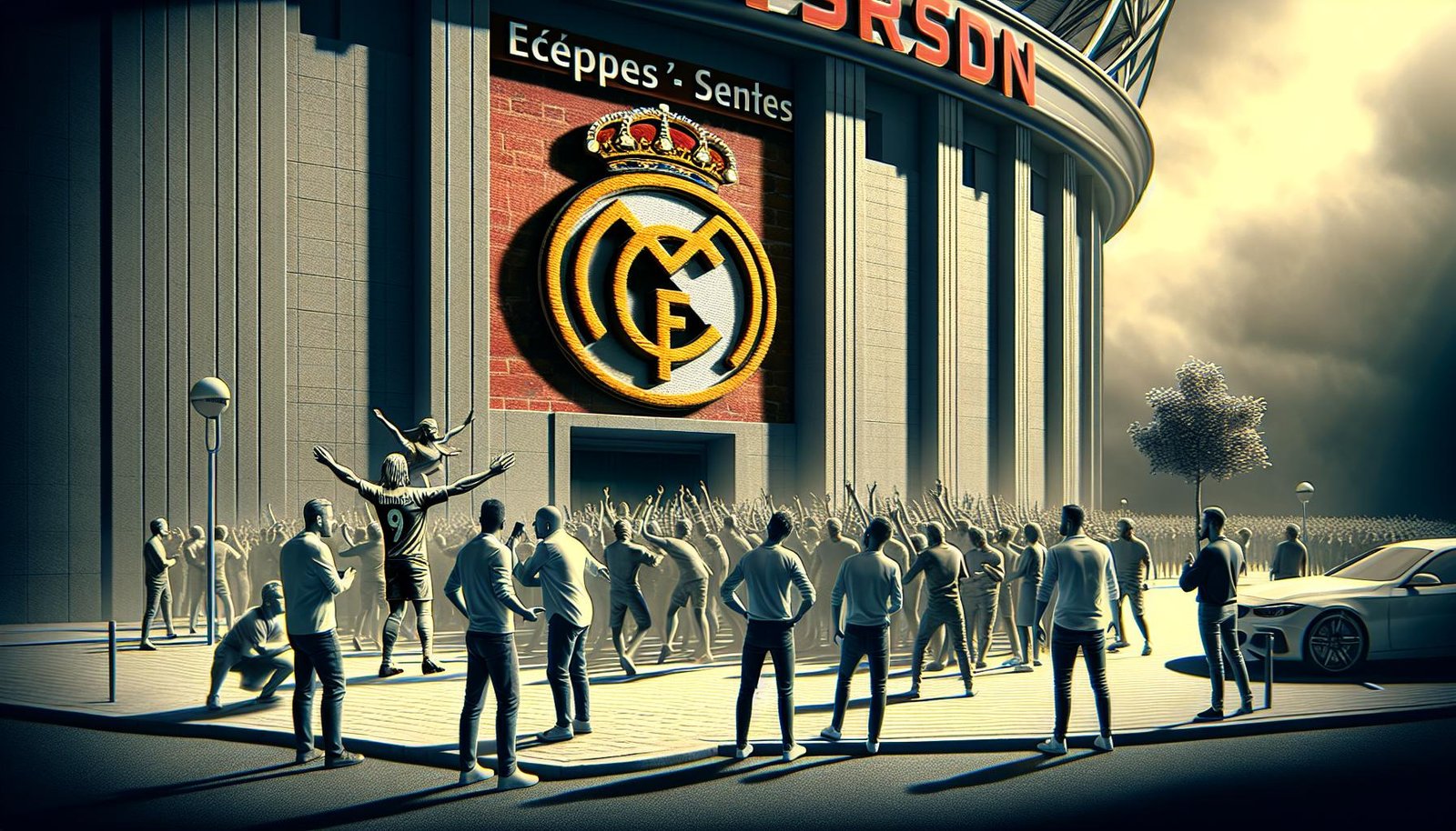 Xabi Alonso seisomassa kentän laidalla Real Madridin valmentajana ennen FC Barcelonaa vastaan käytyä Supercupin finaalia