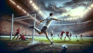 Brassipelaaja Kevin juhlii ensimmäistä Valioliiga-maaliaan Old Traffordilla Fulhamin paidassa