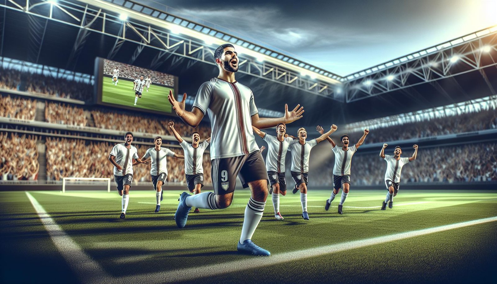 Erling Haaland juhlii voittomaaliaan Anfieldillä Manchester Cityn voitossa Liverpoolia vastaan