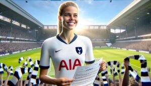 Eveliina Summanen juhlii Tottenhamin paidassa – keskikenttäpelaaja on solminut neljän vuoden jatkosopimuksen