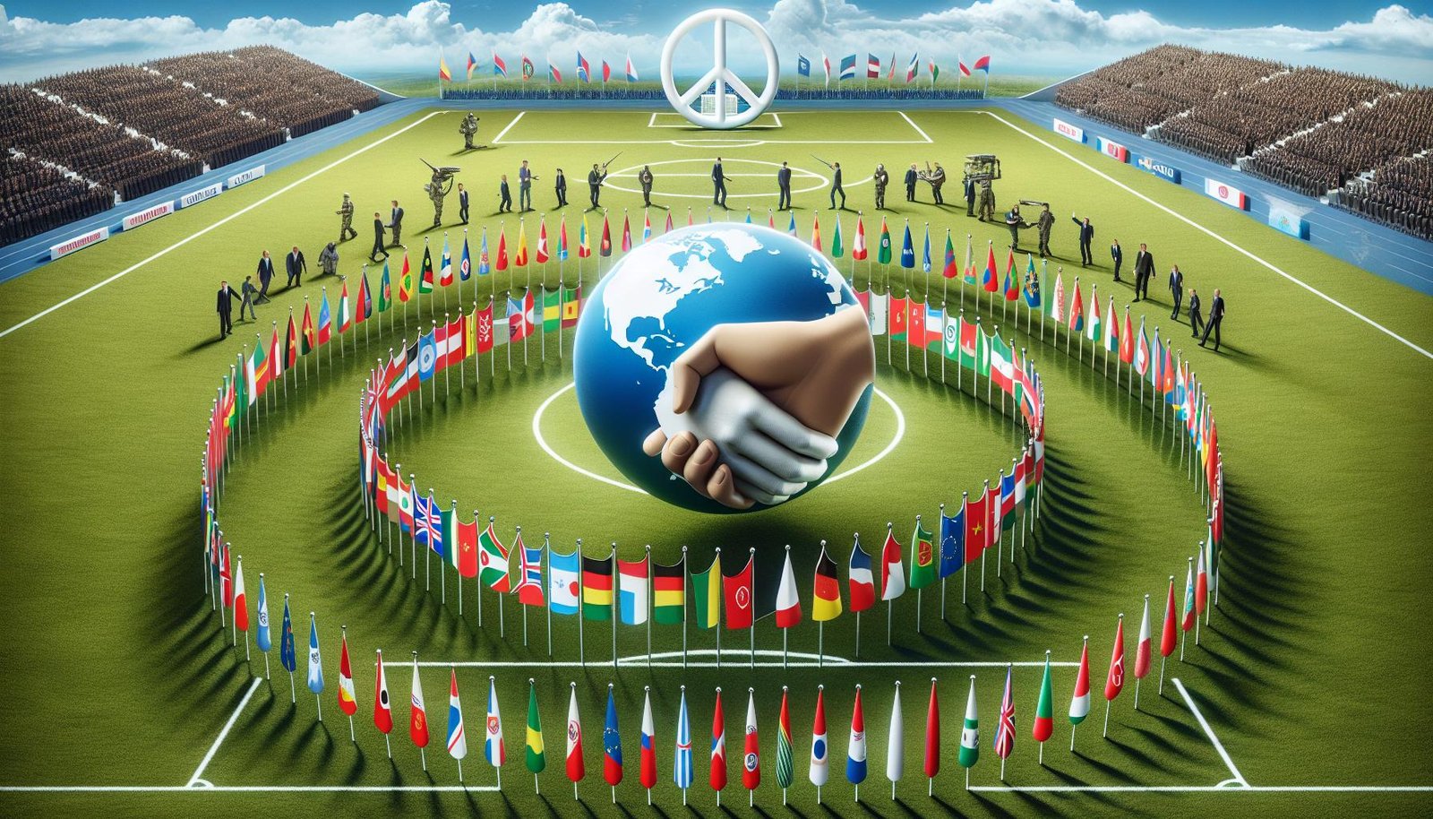 FIFA:n puheenjohtaja Gianni Infantino keskustelee Venäjän mahdollisesta paluusta kansainvälisiin jalkapallokilpailuihin