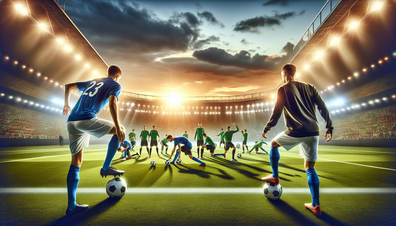 IFK Mariehamnin pelaajat harjoitusottelussa IK Sleipneriä vastaan Wiklöf Holding Arenalla.