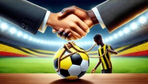 Ugandalainen laitahyökkääjä Calvin Kabuye pelitilanteessa KuPS:n paidassa, valmistautumassa tulevaan Veikkausliigakauteen