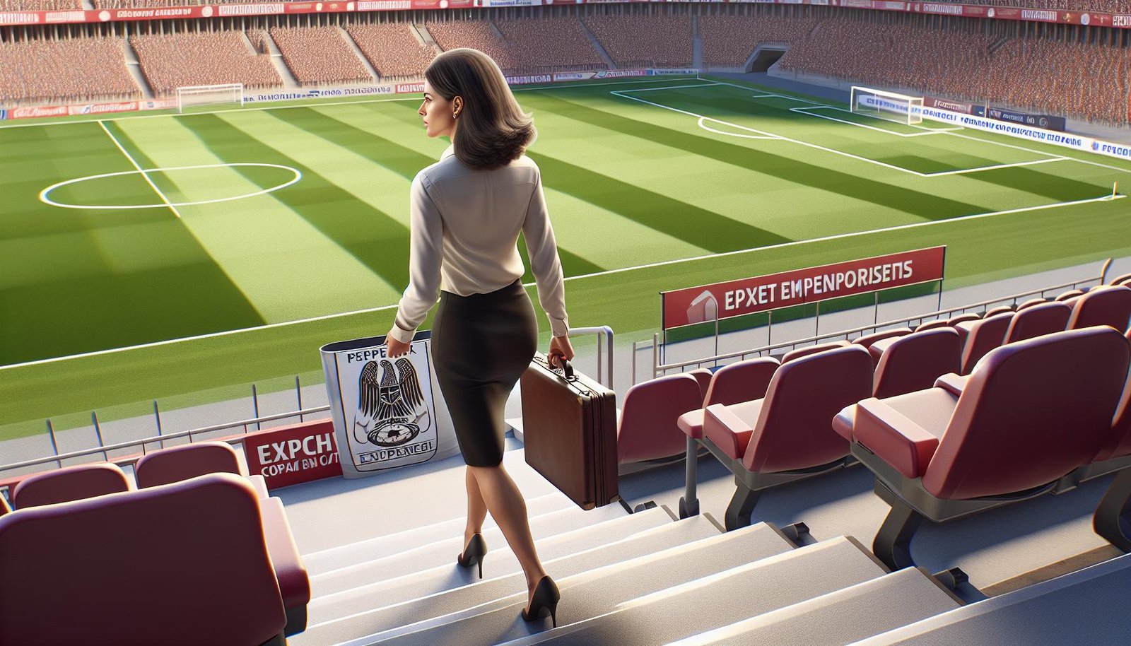 Marko Rajamäki seisomassa jalkapallokentän laidalla TPS:n edustusasu päällään, ilmentäen pitkää sitoutumistaan seuraan ja uutta uraansa asiantuntijatehtävissä.