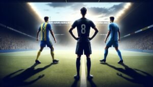 Suomalaislupaus Matias Siltanen Djurgårdenin paidassa siirtohuhujen keskellä.