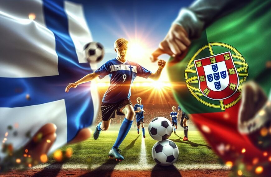 Suomen U17-joukkue valmistautuu tärkeään otteluun Portugalia vastaan jalkapalloturnauksessa.