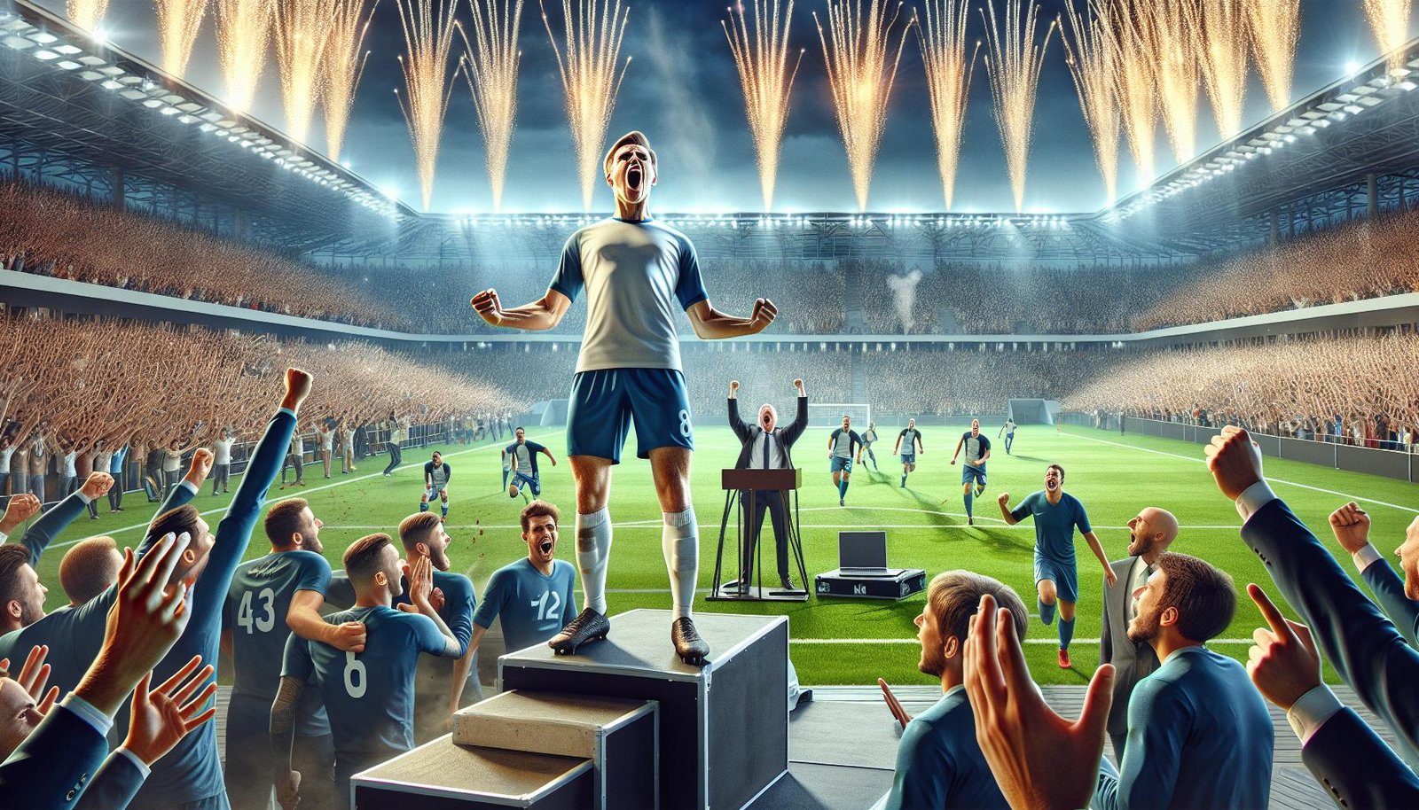 FC Barcelona juhlii upeaa voittoa 7-2 Newcastle Unitedista Mestarien liigassa Santiago Bernabeulla maaliskuussa 2026.