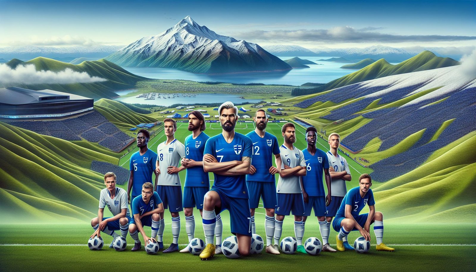 Suomen jalkapallomaajoukkue Huuhkajat valmistautuu kansainväliseen turnaukseen Uudessa-Seelannissa.