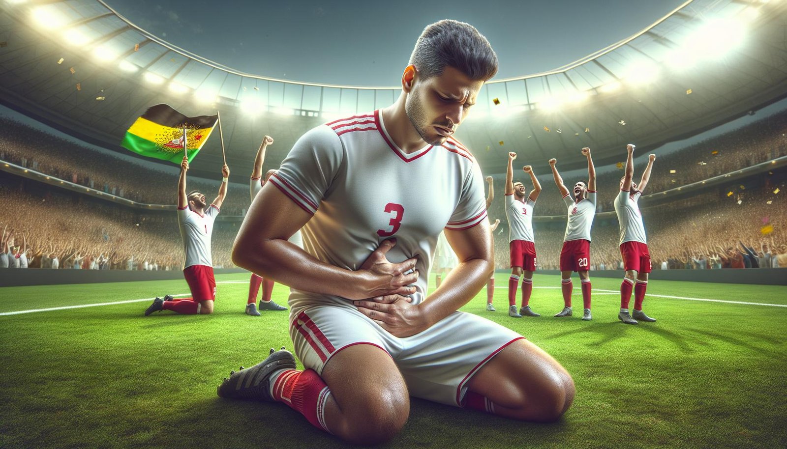 Cristiano Ronaldo kärsii vatsavaivoista Al-Nassrin voitto-ottelussa Saudi Pro Leaguessa.