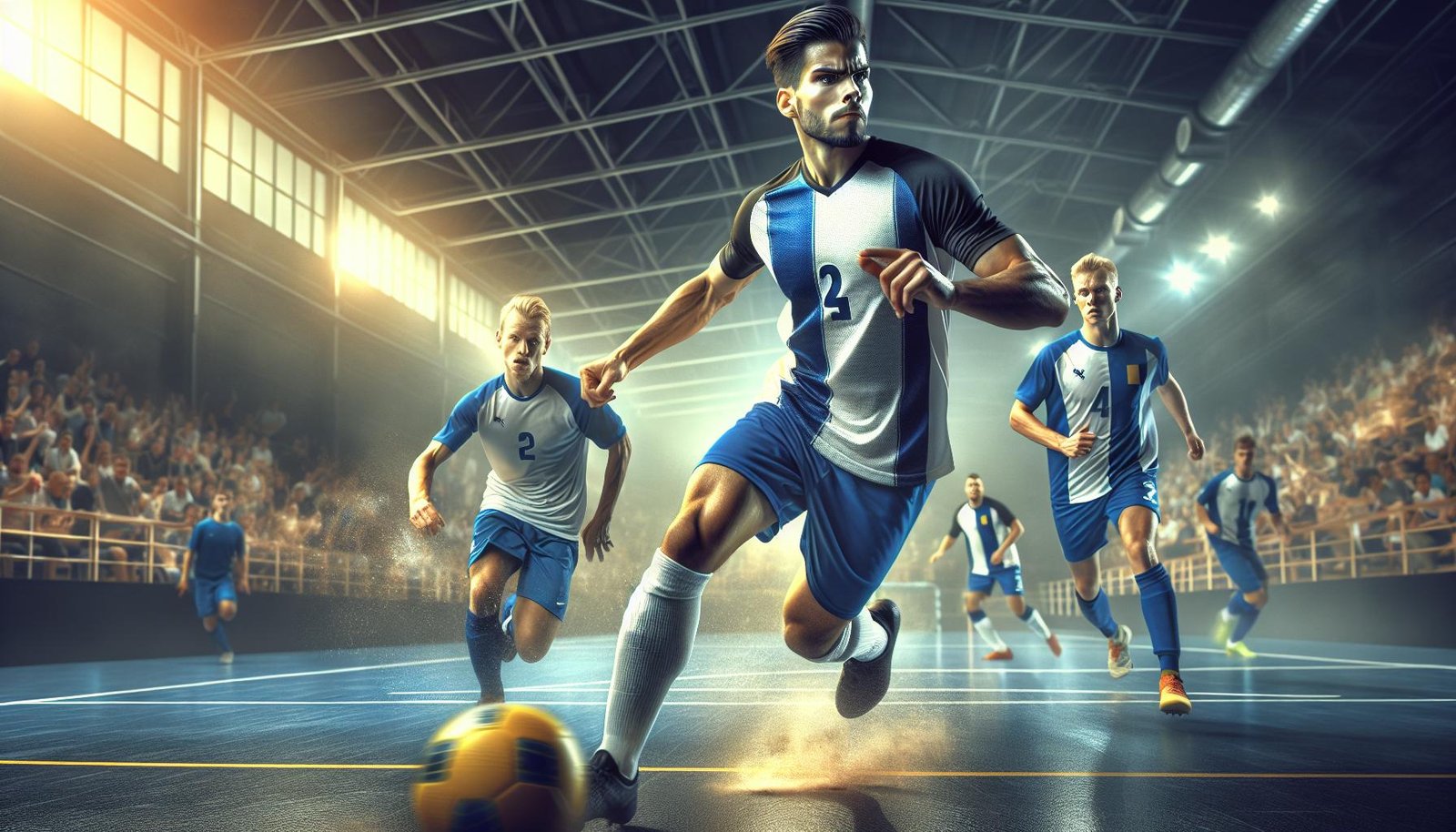 Suomen ja Espanjan futsal-ottelu Nokian areenalla, jossa hallitseva Euroopan mestari Espanja voitti 9-2 huhtikuussa 2026.